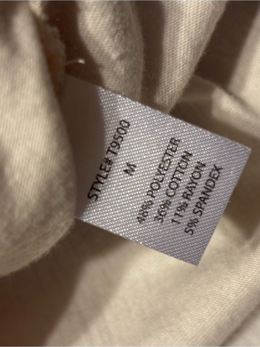 Rae Mode Women’s Short Sleeve Crewneck Tee — Soft Cream - Picture 9 of 11